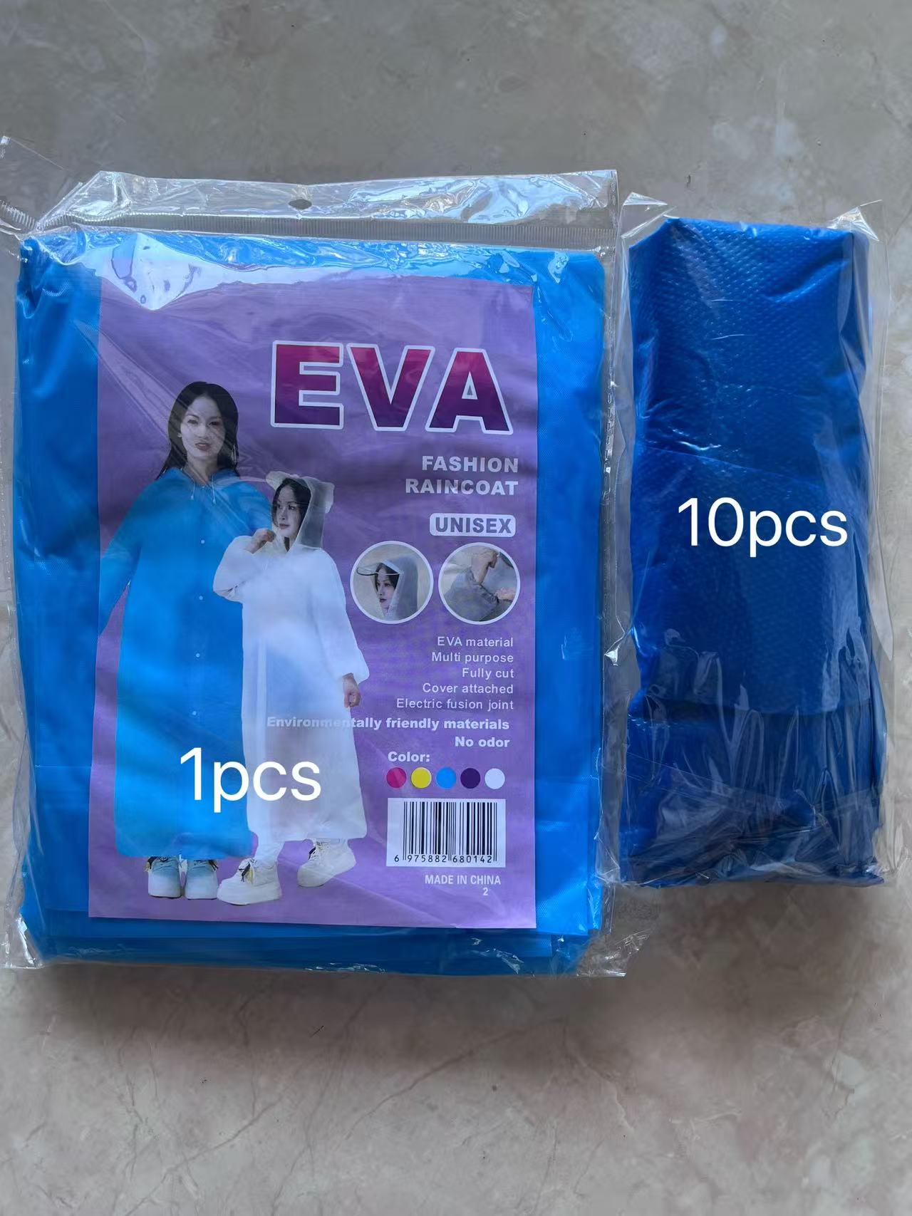 10Pcs Disposable Thick PE Rain - Emergency Poncho Rain recension och pris