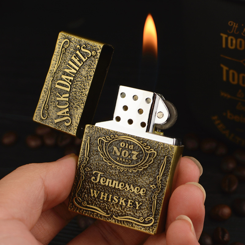 Vintage Bronze Metal Gas Light - Fire Starting Kit recension och pris