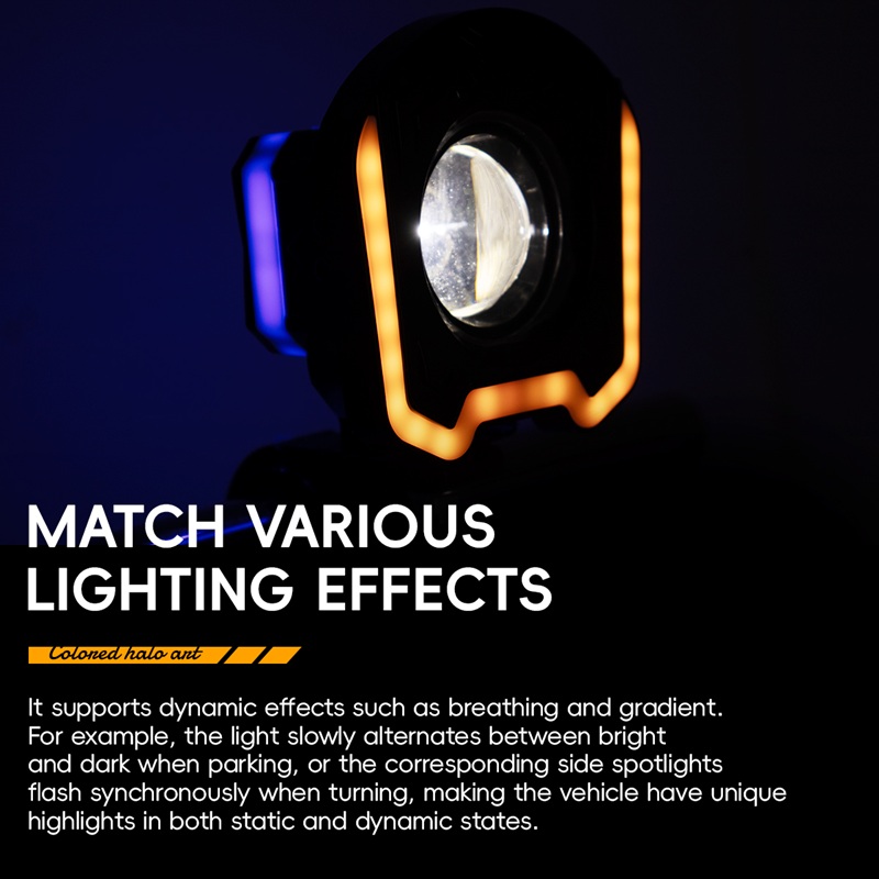 4inch Motorcycle LED Spotlight - Sos Light Strobe recension och pris