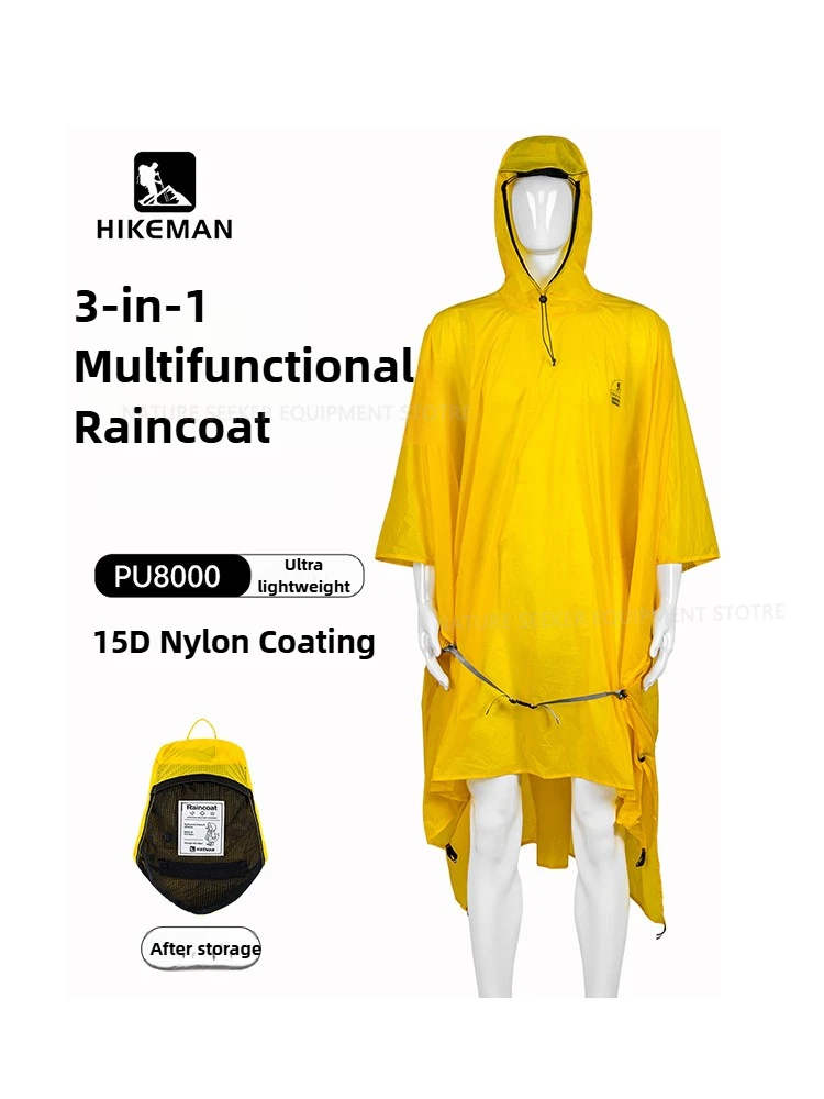 15D/210T Raincoat Waterproof R - Emergency Poncho Rain recension och pris