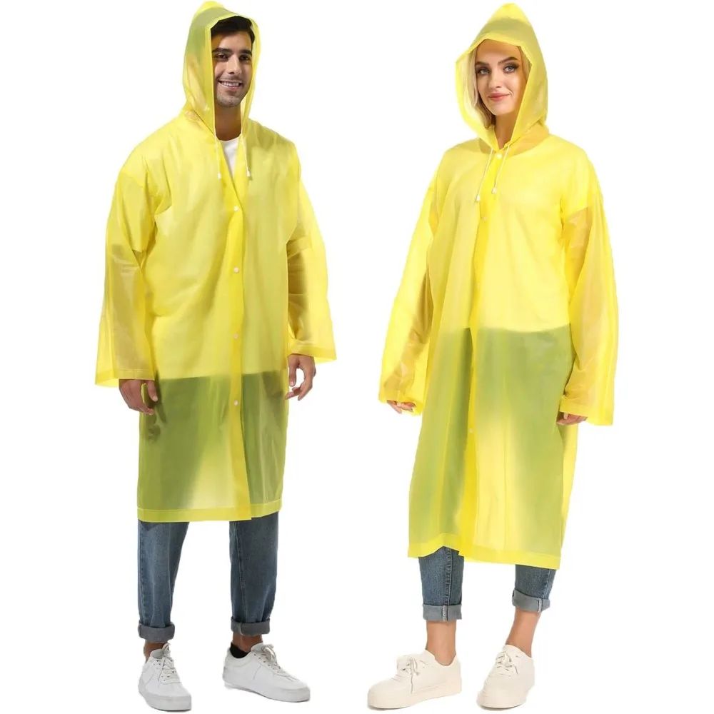 1/2PCS Compact Reusable Rain  - Emergency Poncho Rain recension och pris
